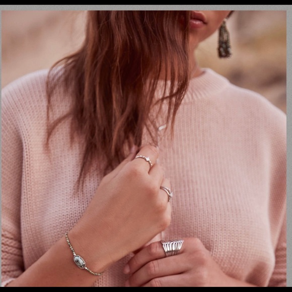 LAST ONE☝️ KENDRA SCOTT RODHIUM PLATED - Picture 4 of 5